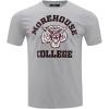 Pro Standard Mens Morehouse College Classic Chenille Short Sleeve Tee Heather Grey S