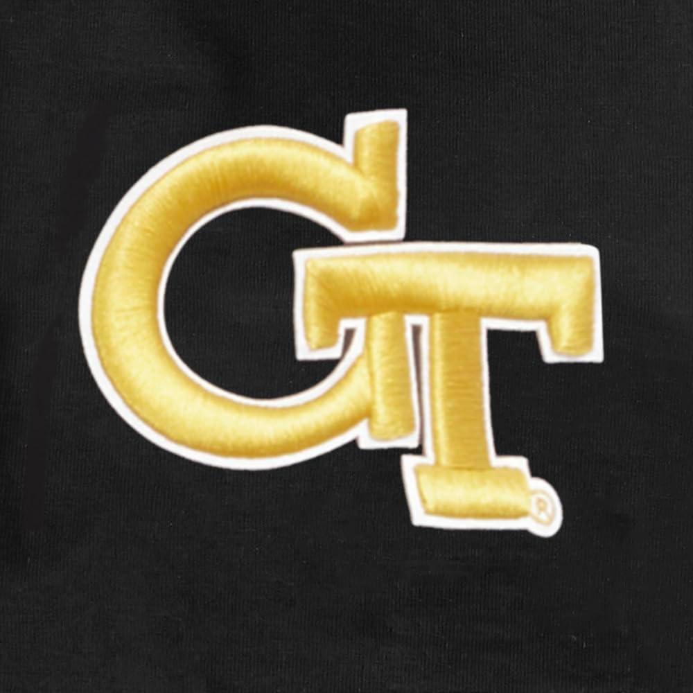 imagePro Standard Mens Georgia Tech Classic Chenille Short Sleeve Tee Black 3XL