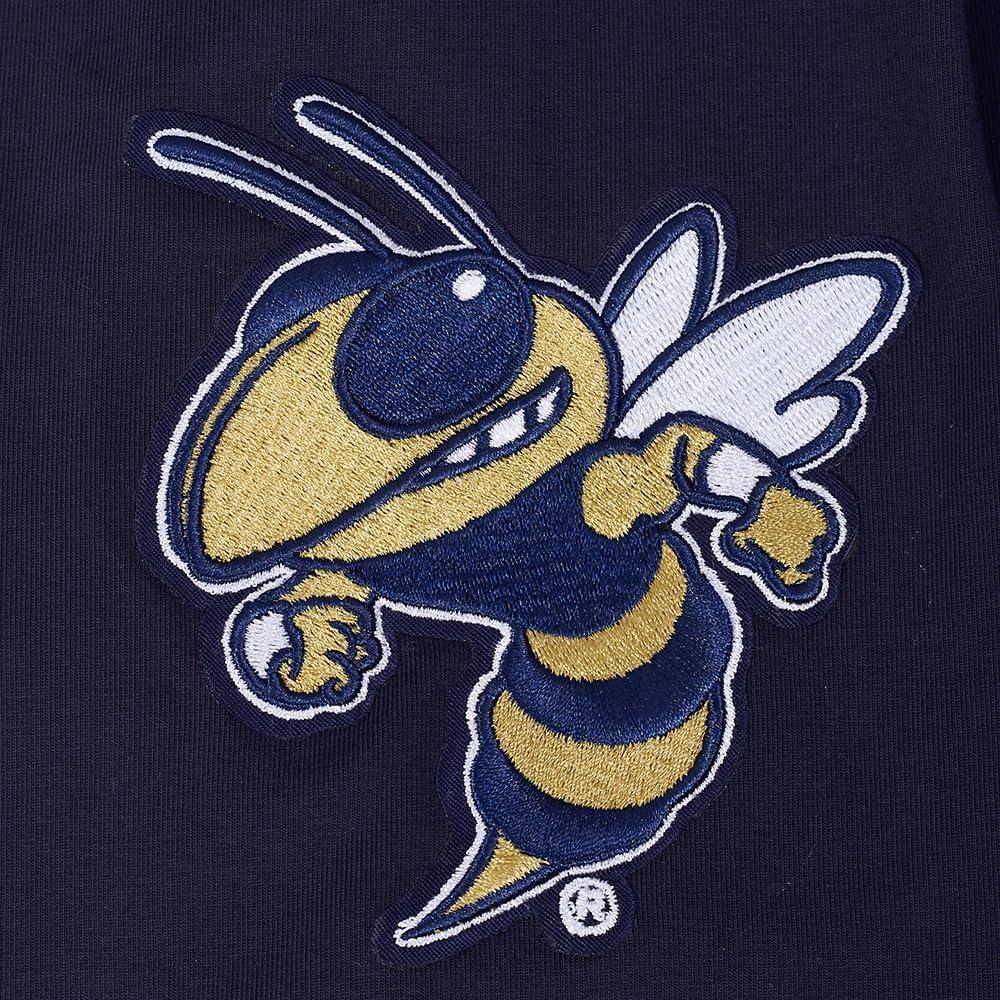 imagePro Standard Mens Georgia Tech Classic Chenille Short Sleeve Tee Midnight Navy S