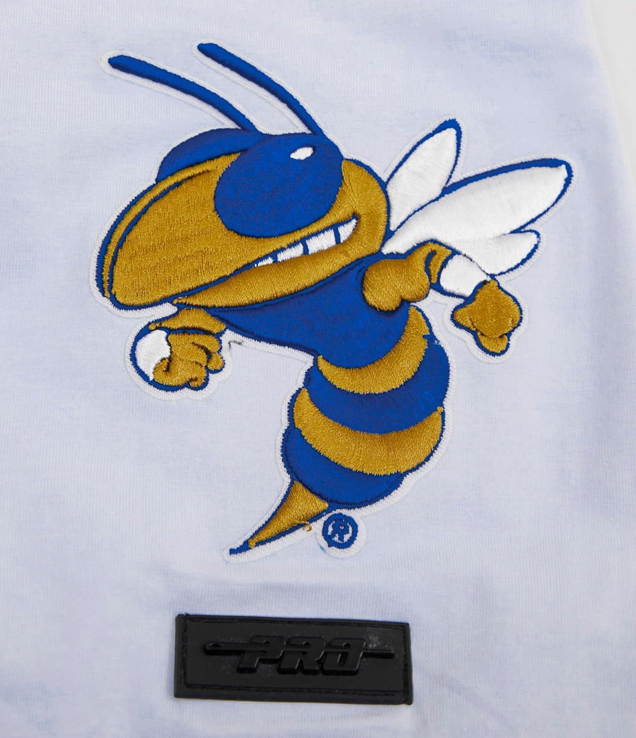 imagePro Standard Mens Georgia Tech Classic Chenille Short Sleeve Tee White XL