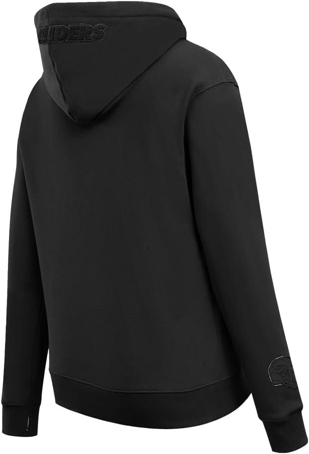 imagePro Standard Womens NFL Classic Brushed Back French Terry Pull Over HoodieTriple Black