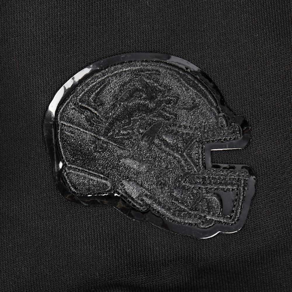 imagePro Standard Womens NFL Classic Brushed Back French Terry Pull Over HoodieTriple Black