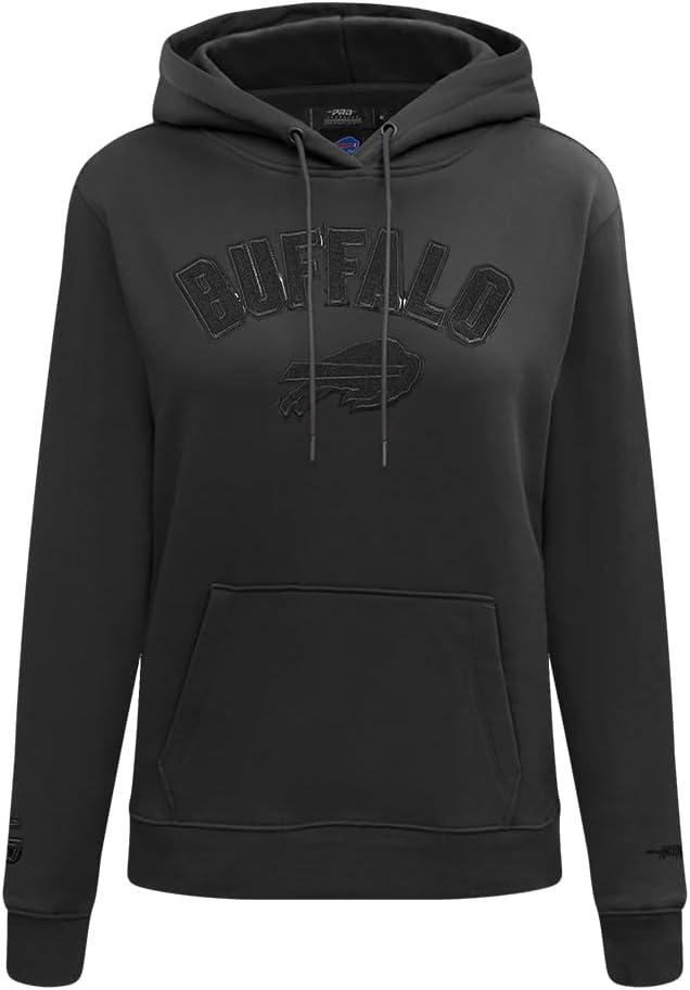 imagePro Standard Womens NFL Classic Brushed Back French Terry Pull Over HoodieTriple Black