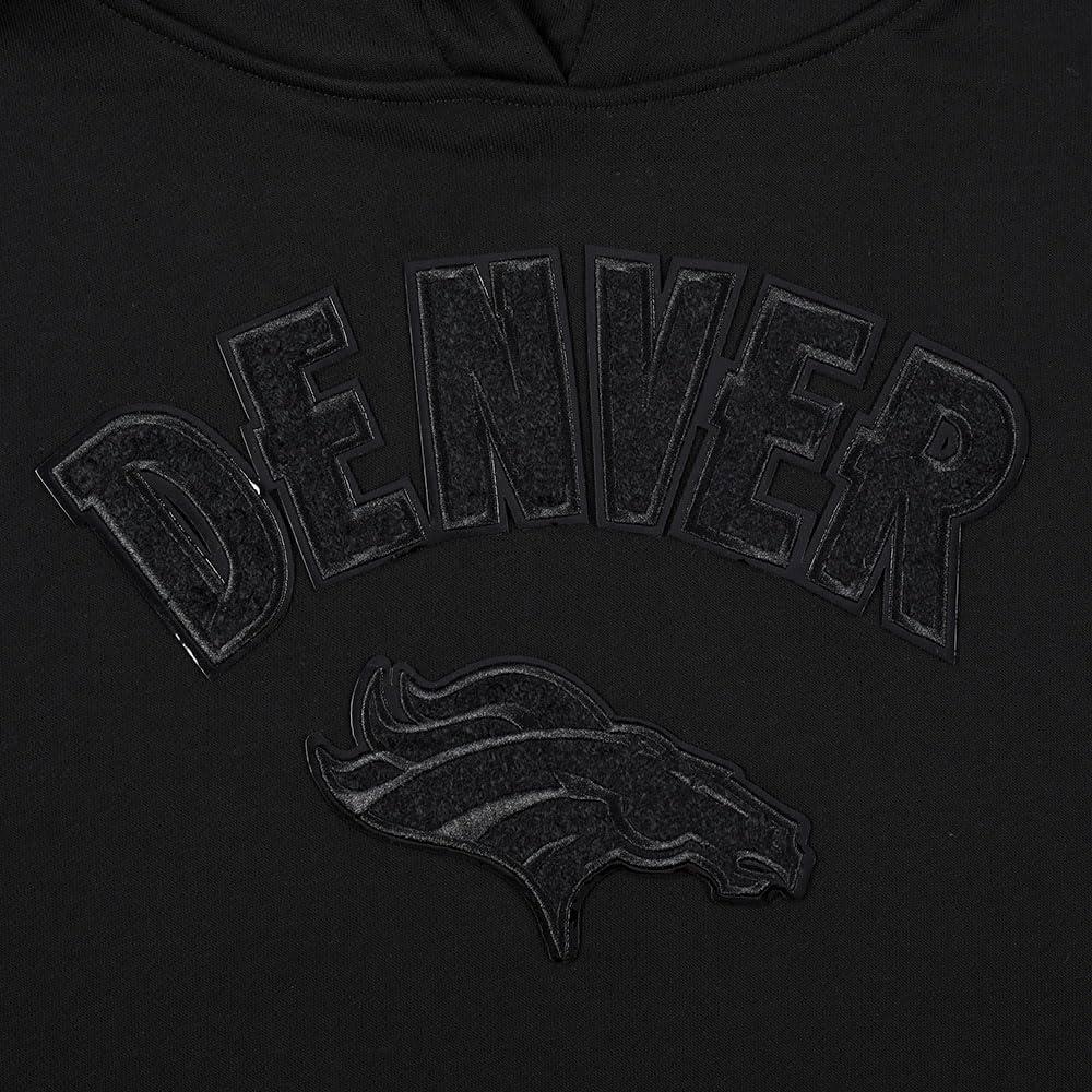 imagePro Standard Womens NFL Classic Brushed Back French Terry Pull Over HoodieTriple Black