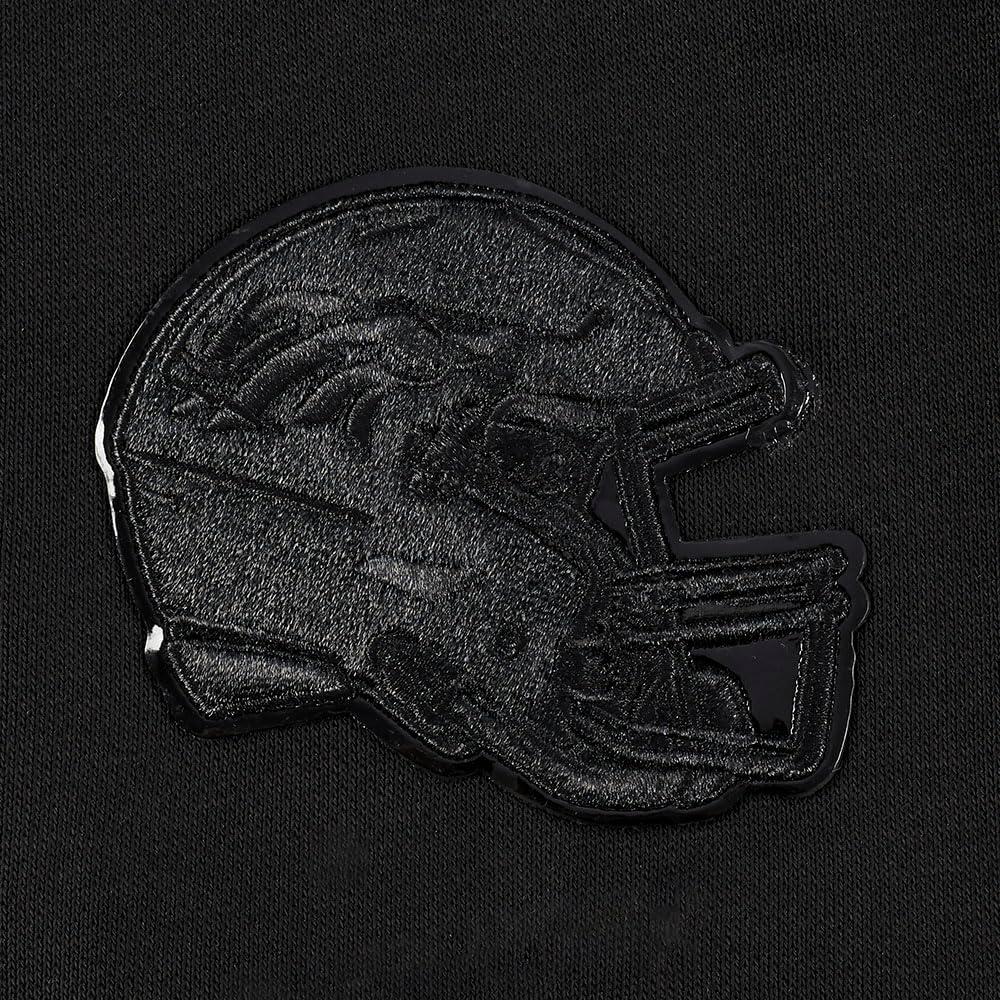 imagePro Standard Womens NFL Classic Brushed Back French Terry Pull Over HoodieTriple Black