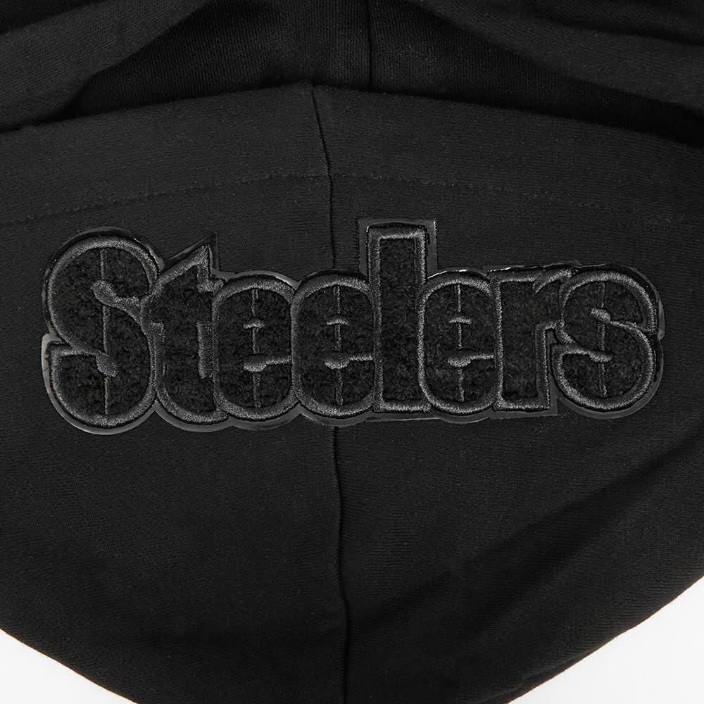 imagePro Standard Womens NFL Classic Brushed Back French Terry Pull Over HoodieTriple Black