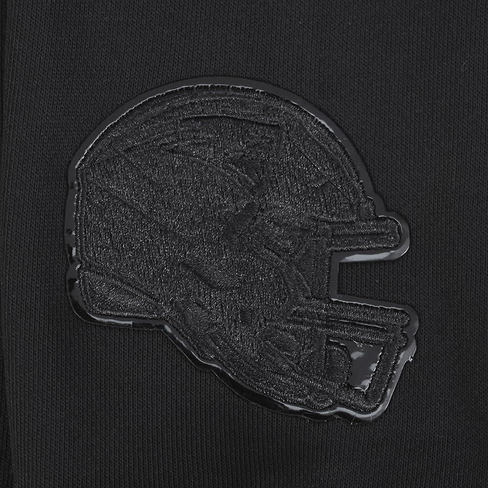 imagePro Standard Womens NFL Classic Brushed Back French Terry Pull Over HoodieTriple Black