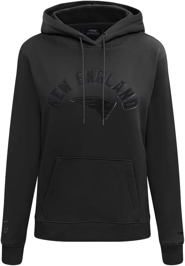 imagePro Standard Womens NFL Classic Brushed Back French Terry Pull Over HoodieTriple Black