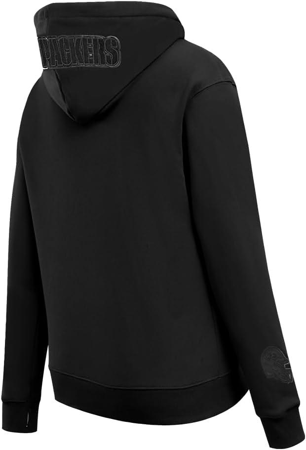 imagePro Standard Womens NFL Classic Brushed Back French Terry Pull Over HoodieTriple Black