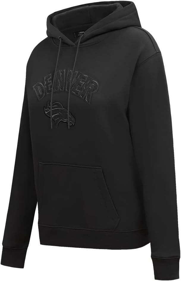 imagePro Standard Womens NFL Classic Brushed Back French Terry Pull Over HoodieTriple Black