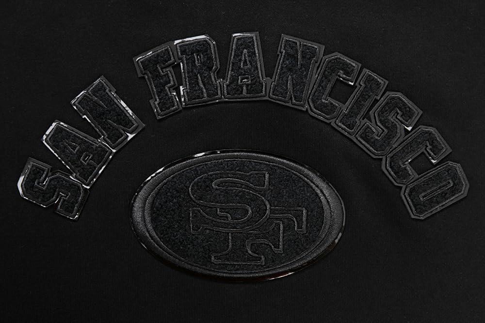 imagePro Standard Womens NFL Classic Brushed Back French Terry Pull Over HoodieTriple Black