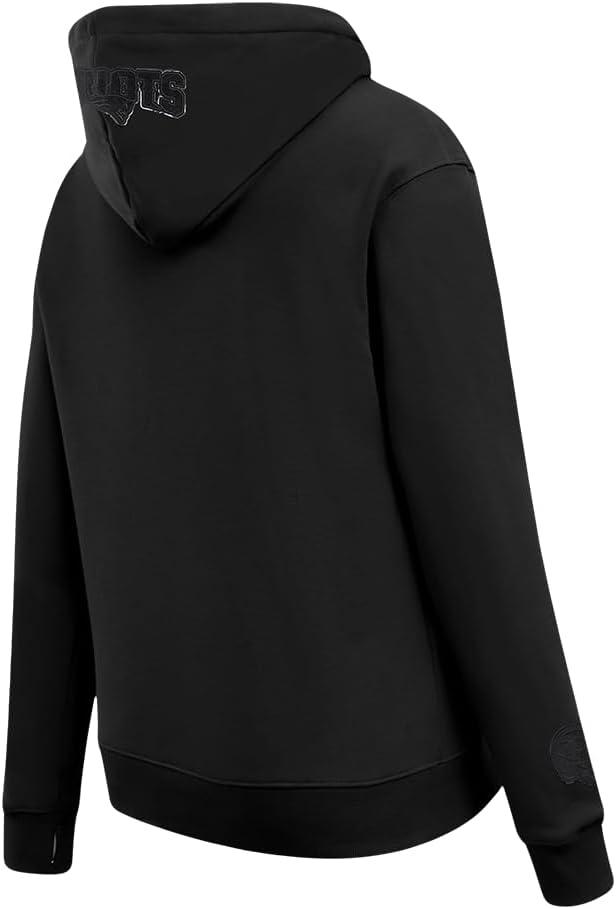imagePro Standard Womens NFL Classic Brushed Back French Terry Pull Over HoodieTriple Black