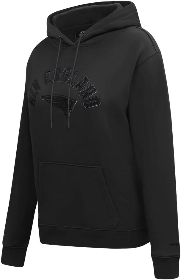 imagePro Standard Womens NFL Classic Brushed Back French Terry Pull Over HoodieTriple Black