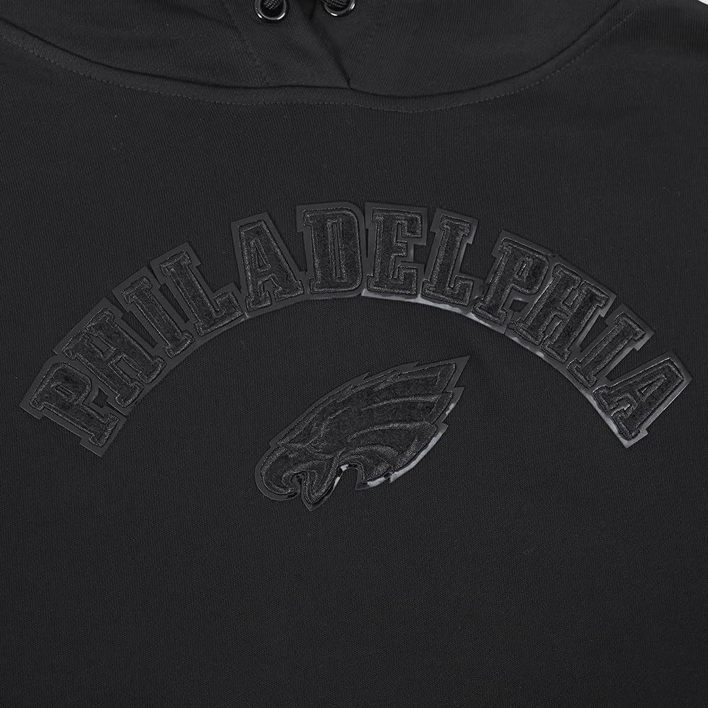 imagePro Standard Womens NFL Classic Brushed Back French Terry Pull Over HoodieTriple Black