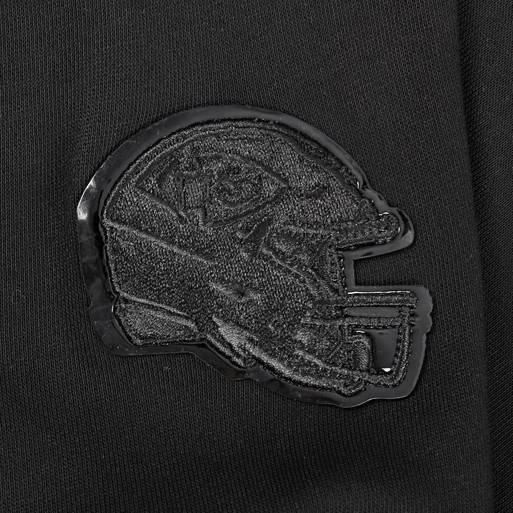 imagePro Standard Womens NFL Classic Brushed Back French Terry Pull Over HoodieTriple Black