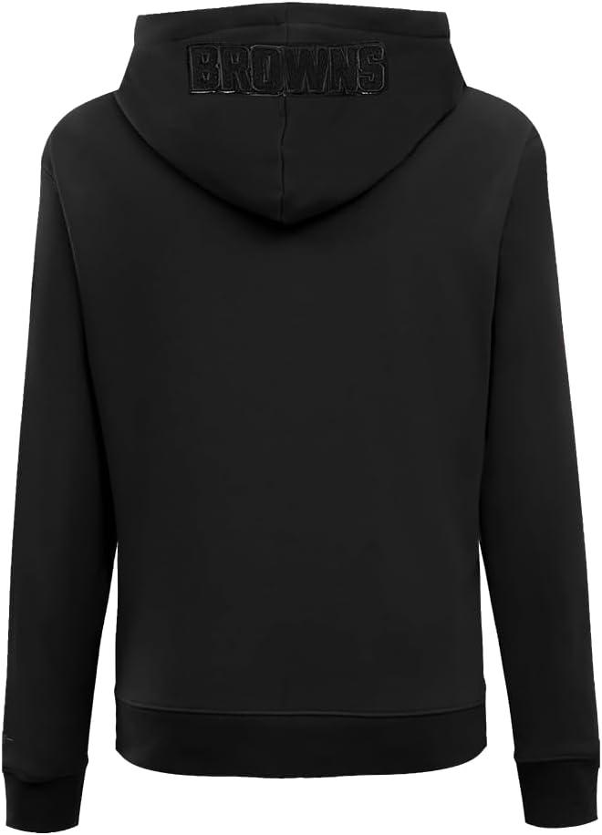 imagePro Standard Womens NFL Classic Brushed Back French Terry Pull Over HoodieTriple Black