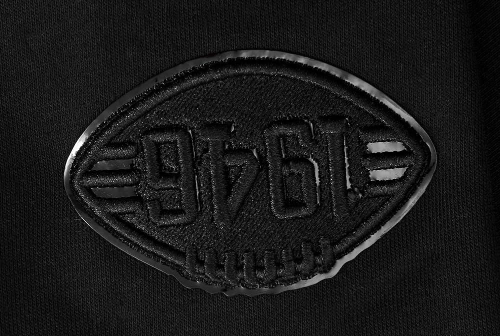 imagePro Standard Womens NFL Classic Brushed Back French Terry Pull Over HoodieTriple Black