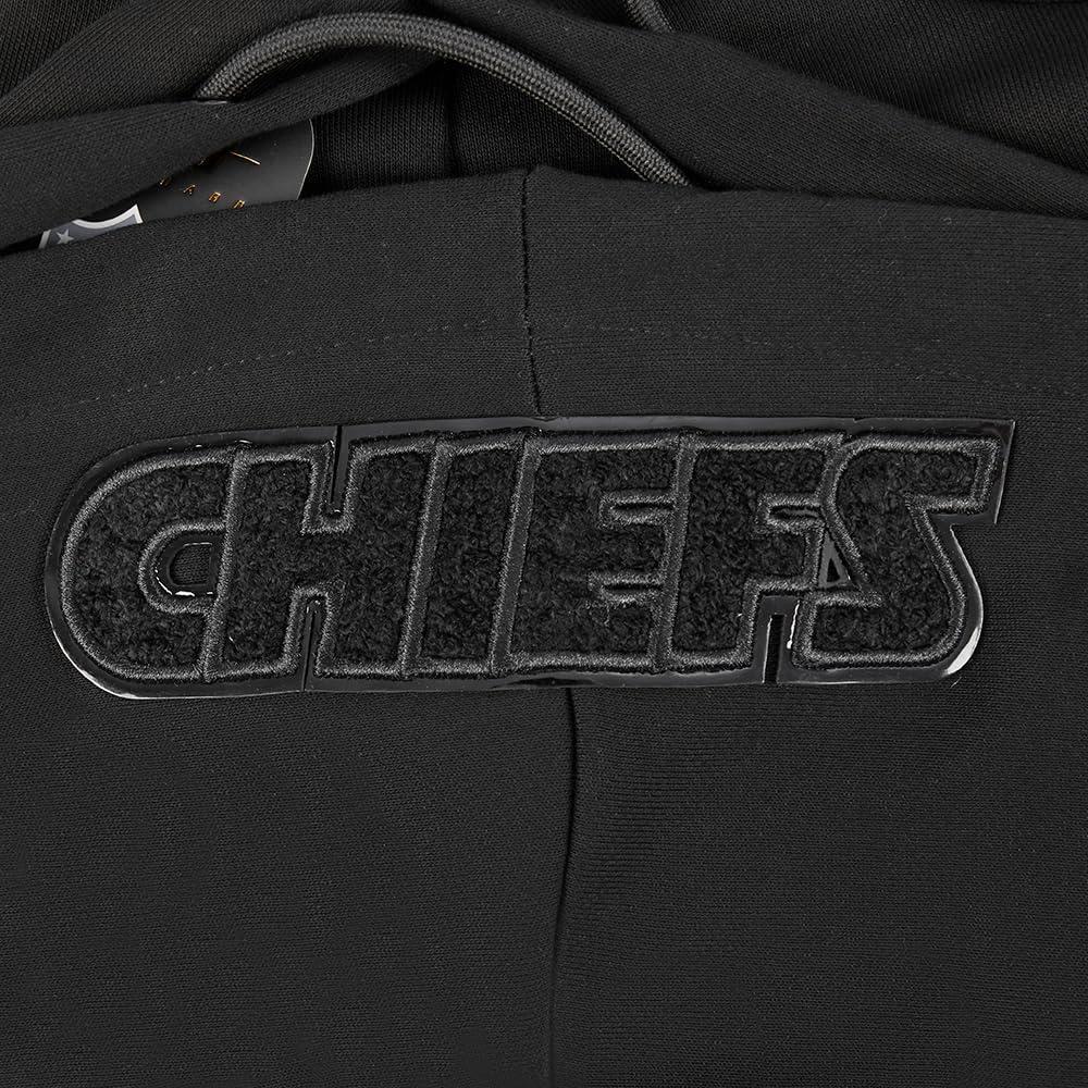 imagePro Standard Womens NFL Classic Brushed Back French Terry Pull Over HoodieTriple Black