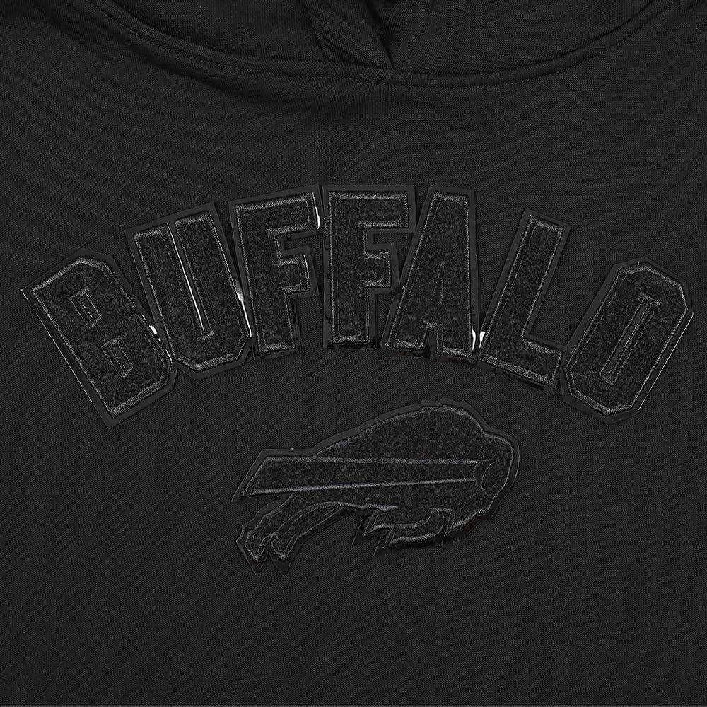 imagePro Standard Womens NFL Classic Brushed Back French Terry Pull Over HoodieTriple Black