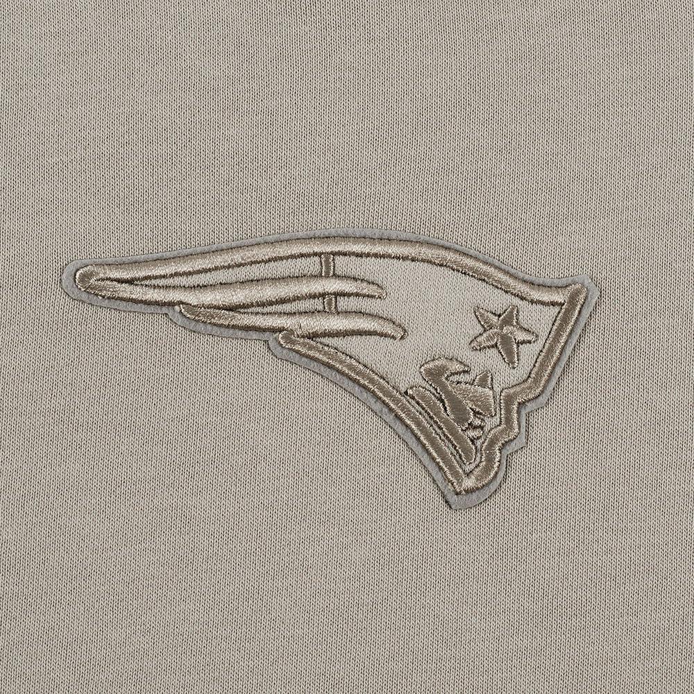 imagePro Standard Womens NFL New England Patriots Neutral Crewneck Sweatshirt Taupe L