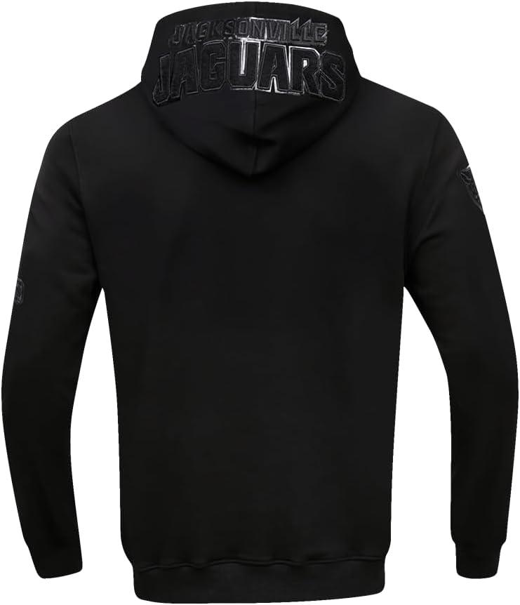 imagePro Standard Mens NFL Classic Cotton Double Knit Full Zip HoodieBlack