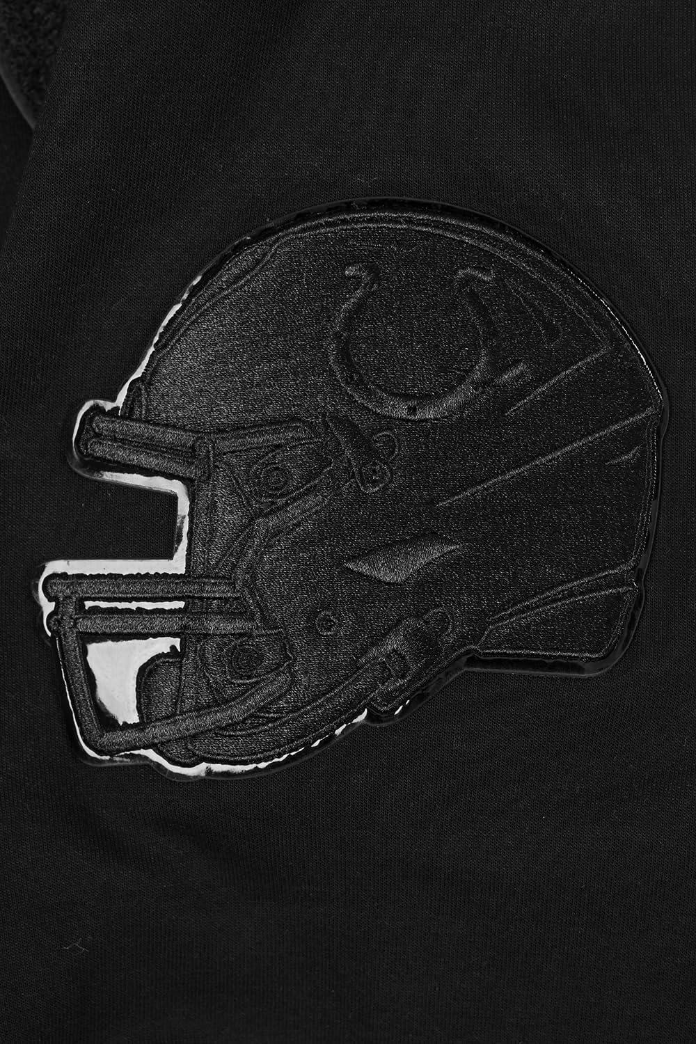 imagePro Standard Mens NFL Classic Cotton Double Knit Full Zip HoodieBlack
