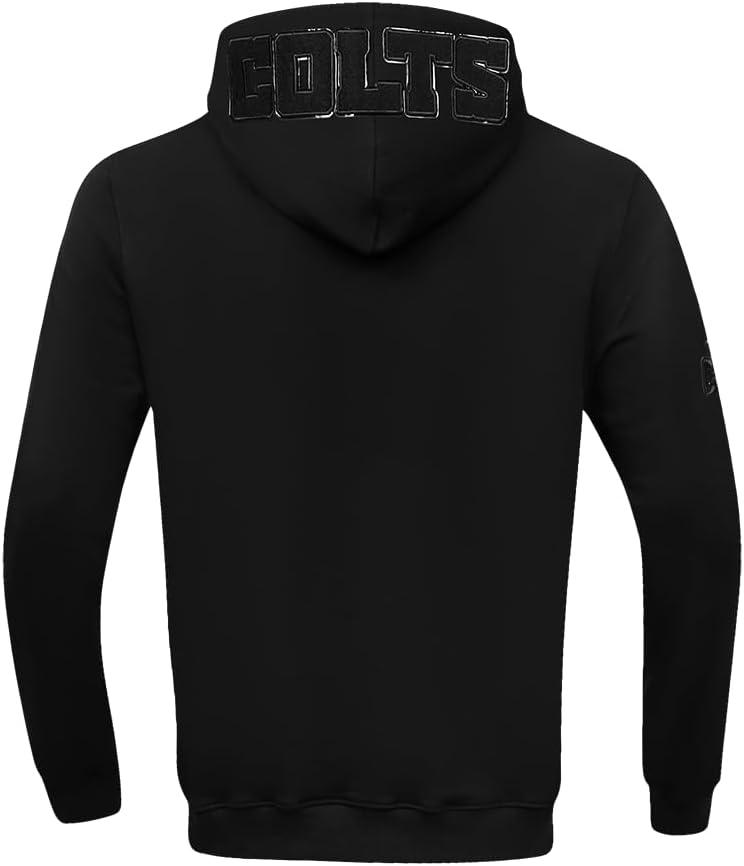 imagePro Standard Mens NFL Classic Cotton Double Knit Full Zip HoodieBlack
