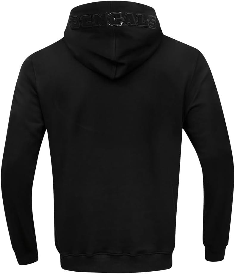 imagePro Standard Mens NFL Classic Cotton Double Knit Full Zip HoodieBlack