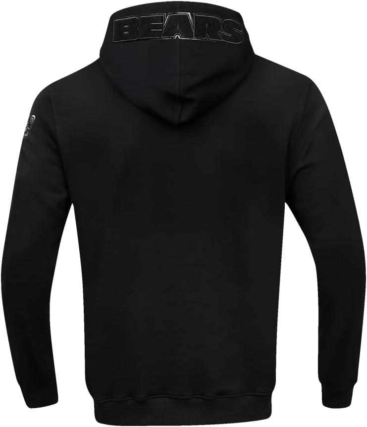 imagePro Standard Mens NFL Classic Cotton Double Knit Full Zip HoodieBlack