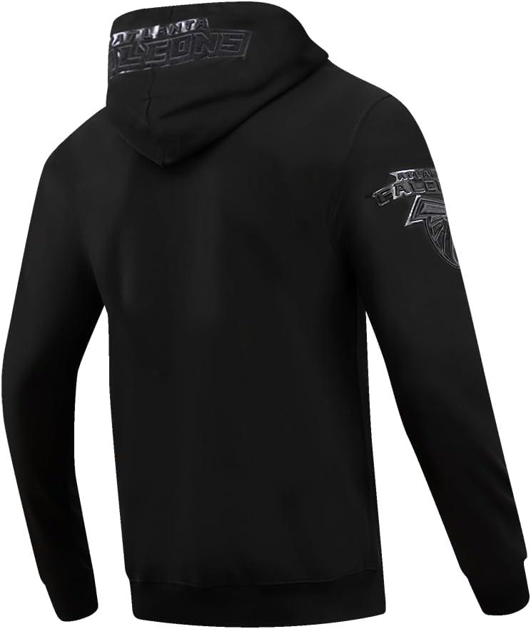 imagePro Standard Mens NFL Classic Cotton Double Knit Full Zip HoodieBlack