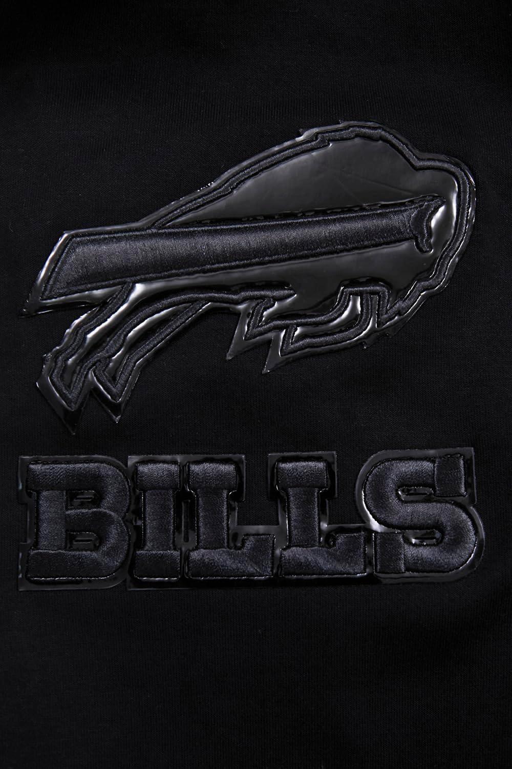 imagePro Standard Mens NFL Classic Cotton Double Knit Full Zip HoodieBlack