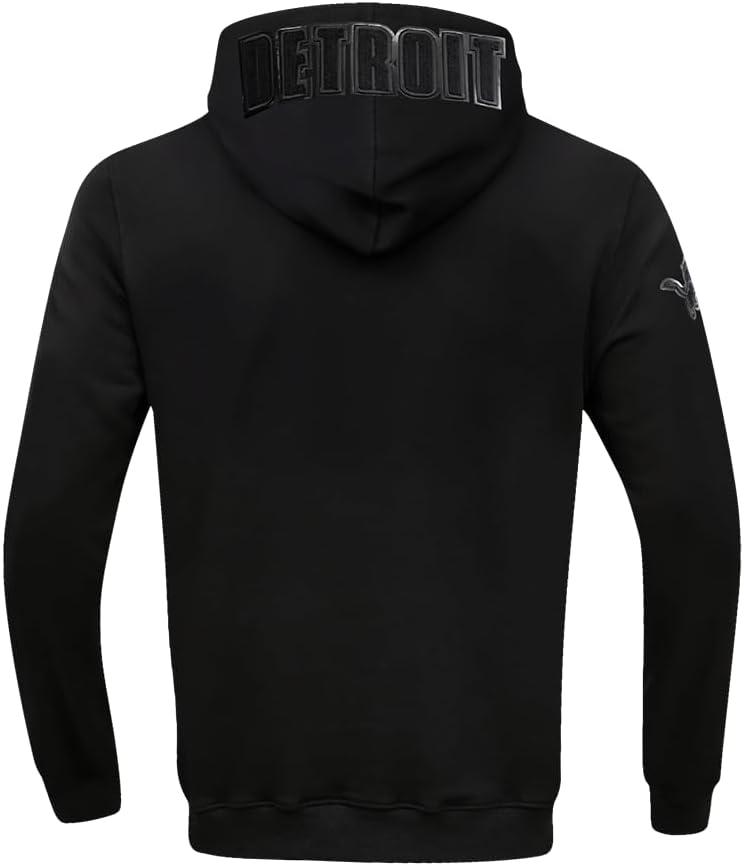 imagePro Standard Mens NFL Classic Cotton Double Knit Full Zip HoodieBlack