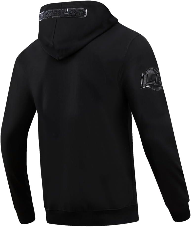 imagePro Standard Mens NFL Classic Cotton Double Knit Full Zip HoodieBlack