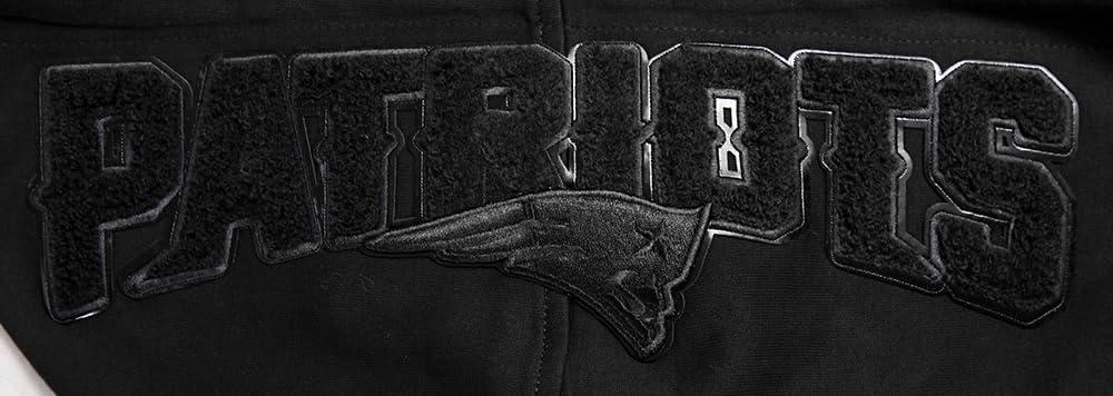 imagePro Standard Mens NFL Classic Cotton Double Knit Full Zip HoodieBlack