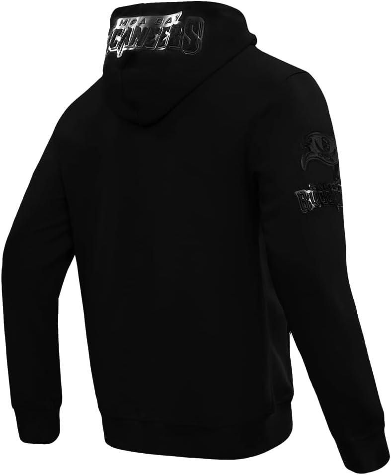 imagePro Standard Mens NFL Classic Cotton Double Knit Full Zip HoodieBlack