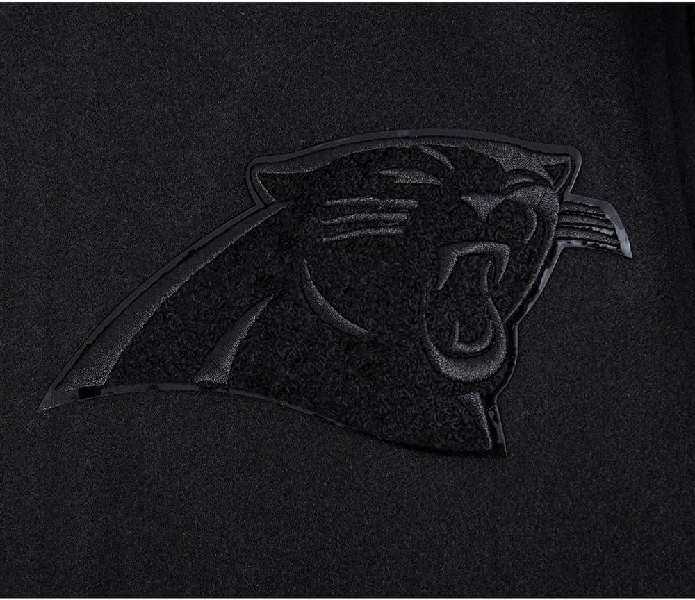 imagePro Standard Mens NFL Classic Varsity JacketTriple Black