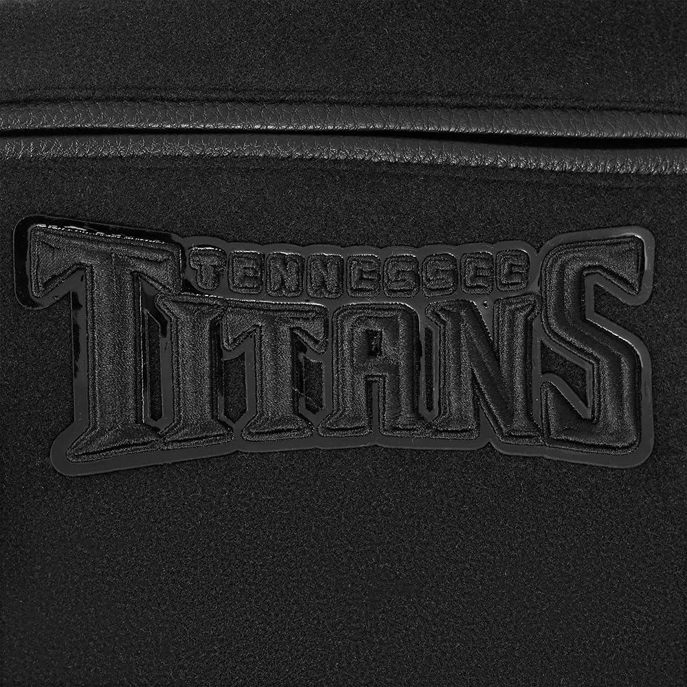 imagePro Standard Mens NFL Classic Varsity JacketTriple Black