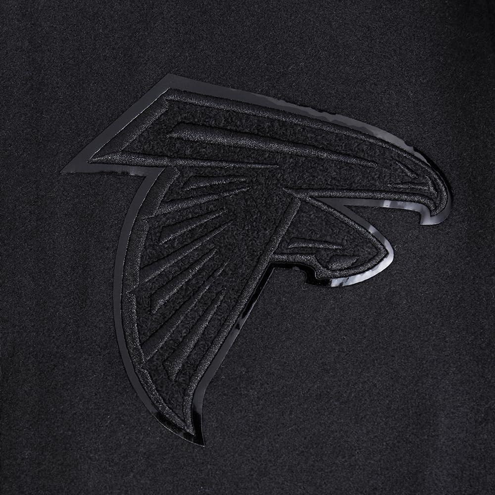 imagePro Standard Mens NFL Classic Varsity JacketTriple Black