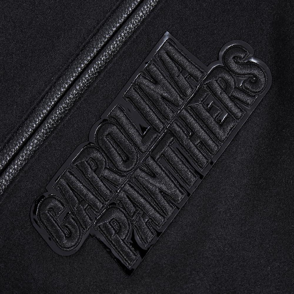imagePro Standard Mens NFL Classic Varsity JacketTriple Black