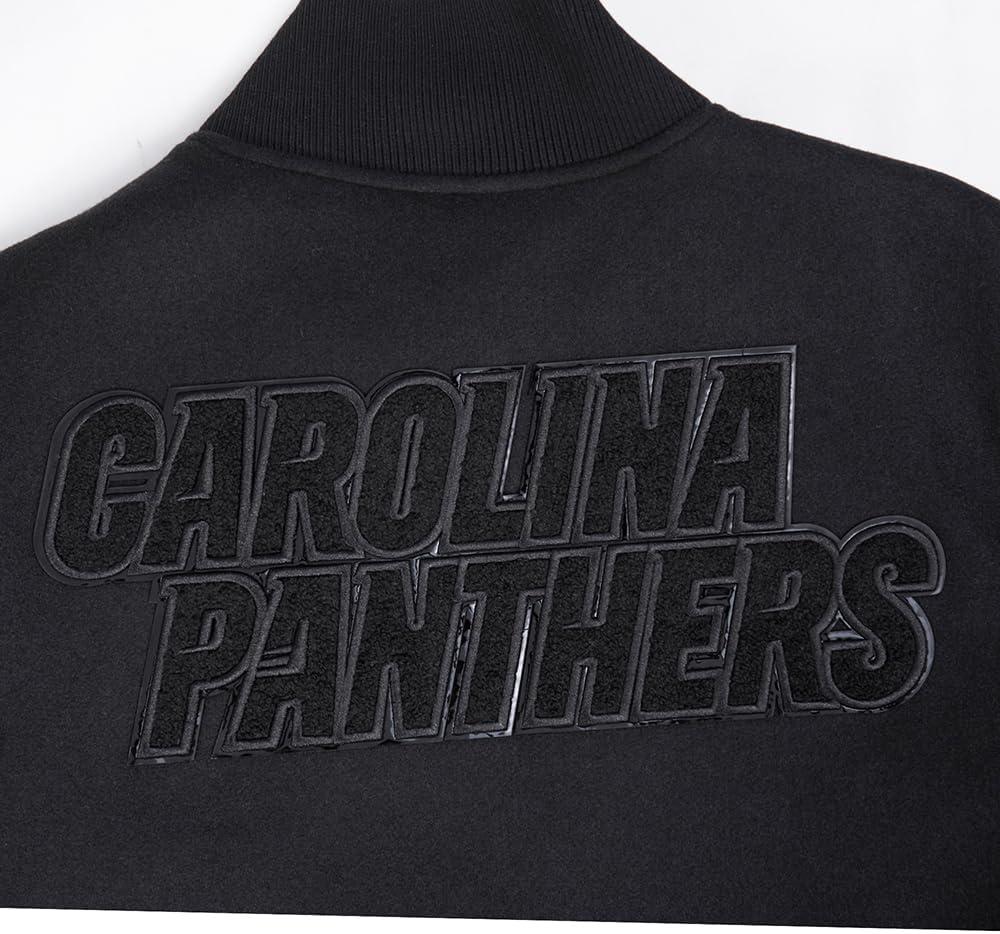 imagePro Standard Mens NFL Classic Varsity JacketTriple Black