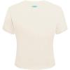 Pro Standard Womens NFL Detroit Lions High Impact Short Sleeve Slim Tee Eggshell 2XL