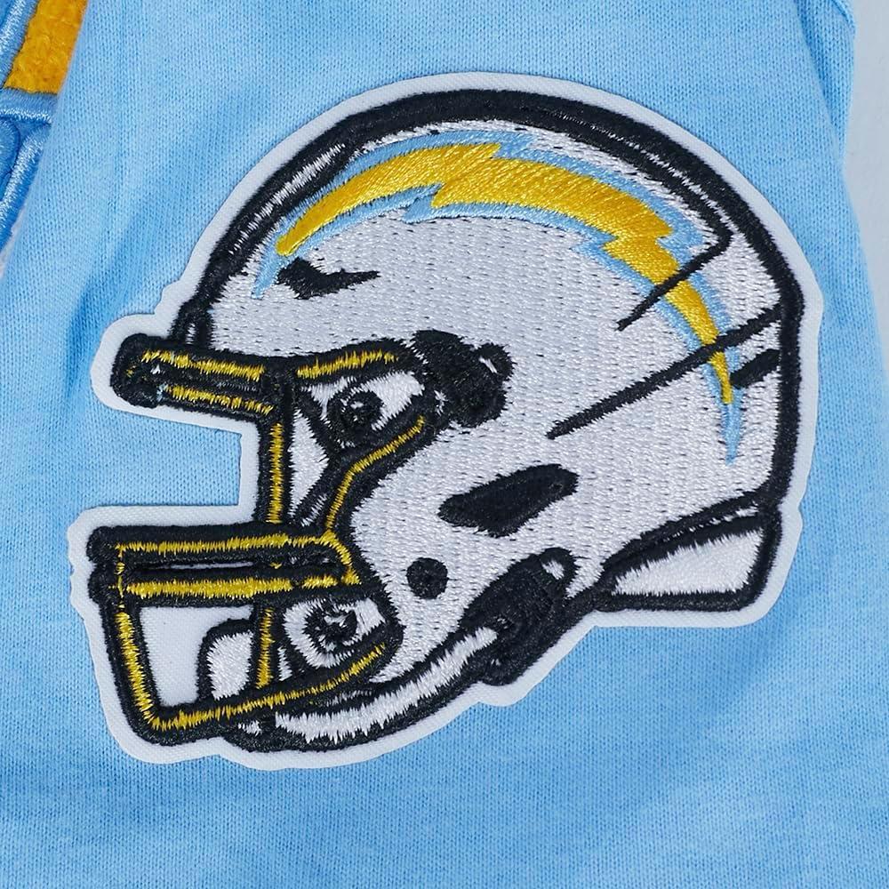 imagePro Standard Big Boys NFL Los Angeles Chargers Classic Chenille Short Sleeve Tee University Blue XL