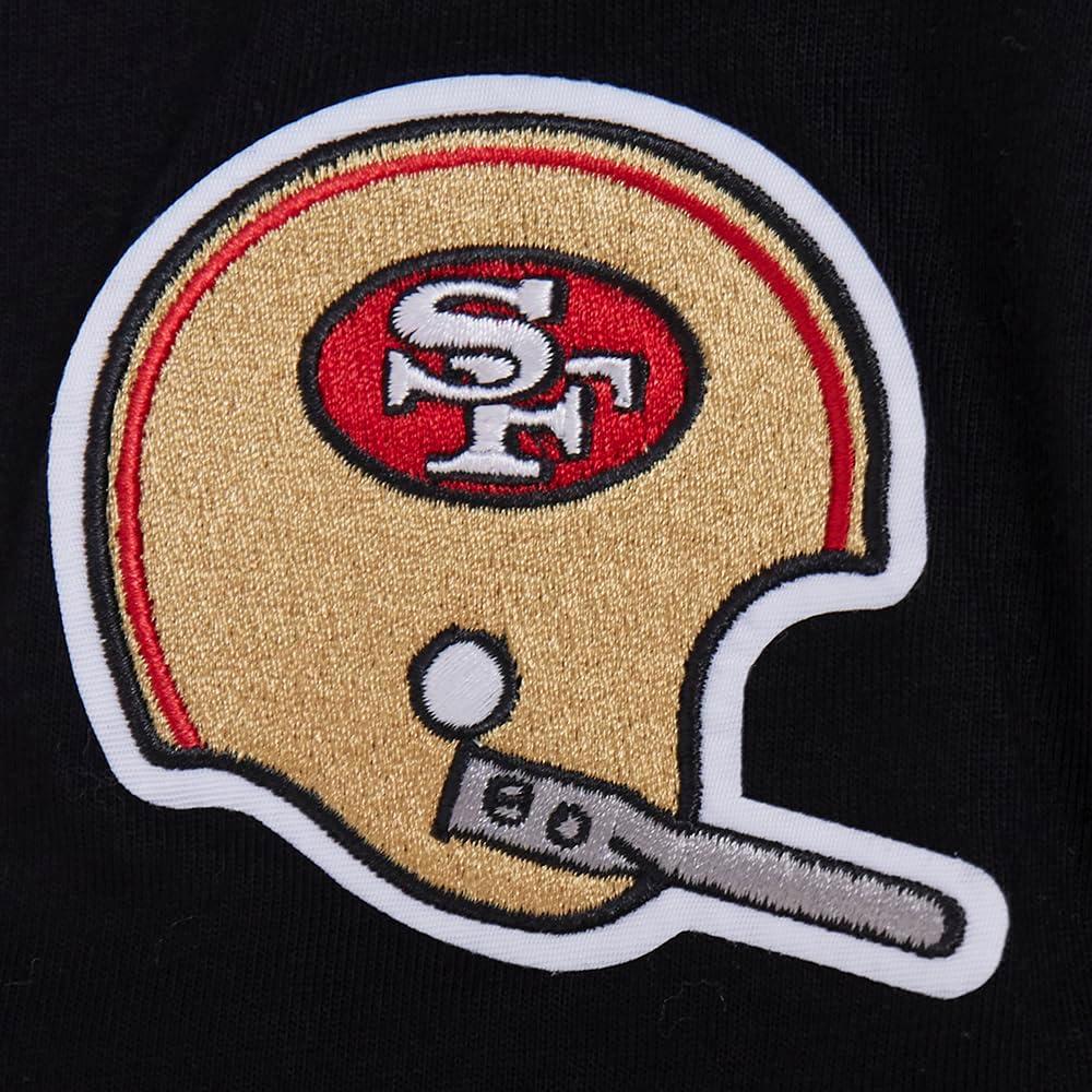 imagePro Standard Big Boys NFL San Francisco 49ers Retro Classics Short Sleeve Tee Black S