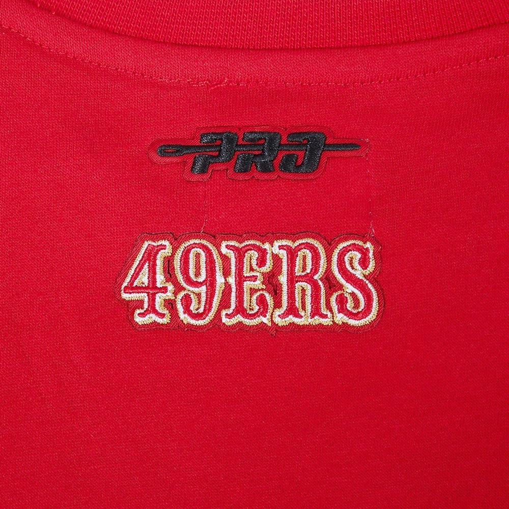 imagePro Standard Big Girls NFL Classic Essentials Crewneck SweatshirtRed