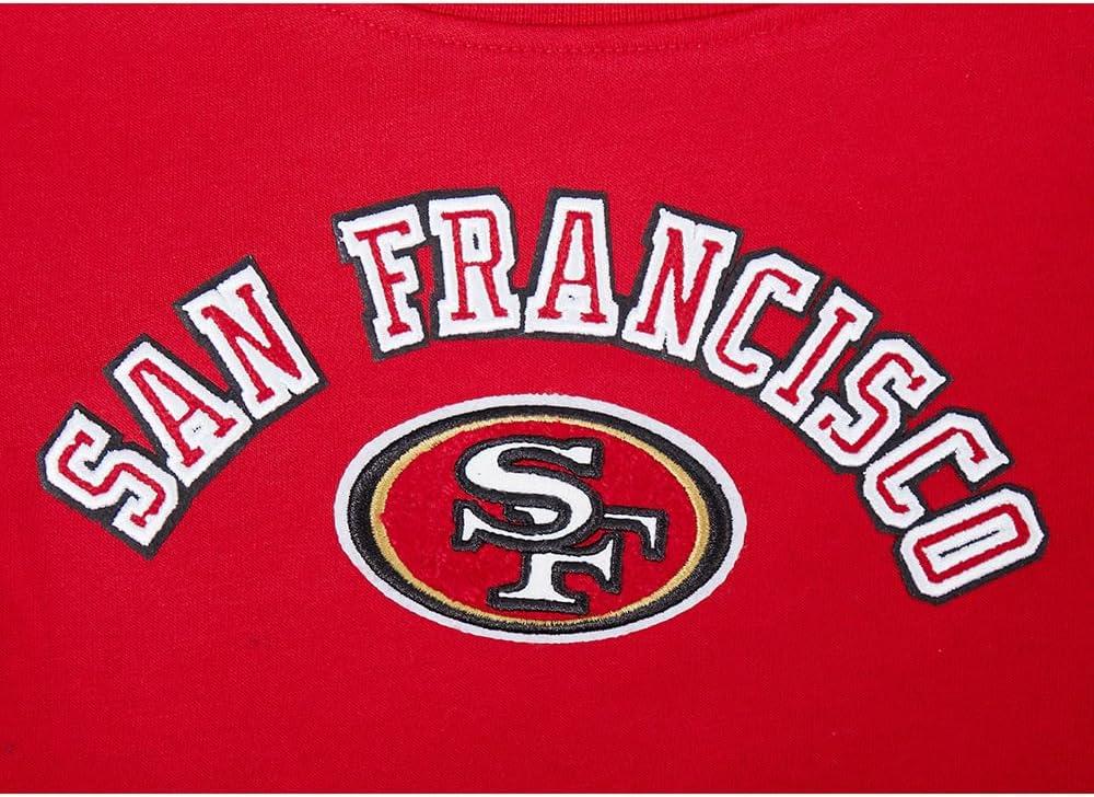imagePro Standard Big Girls NFL Classic Essentials Crewneck SweatshirtRed