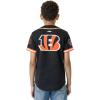 Pro Standard Big Boys NFL Cincinnati Bengals Mesh Button Down Mesh Top Black/Orange L