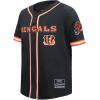 Pro Standard Big Boys NFL Cincinnati Bengals Mesh Button Down Mesh Top Black/Orange L