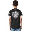 Pro Standard Big Boys NFL Las Vegas Raiders Mesh Button Down Mesh Top Black/Gray XL