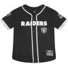 Pro Standard Big Boys NFL Las Vegas Raiders Mesh Button Down Mesh Top Black/Gray XL