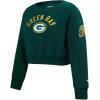 Pro Standard Big Girls NFL Classic Essentials Crewneck Sweatshirt(Forest Green)